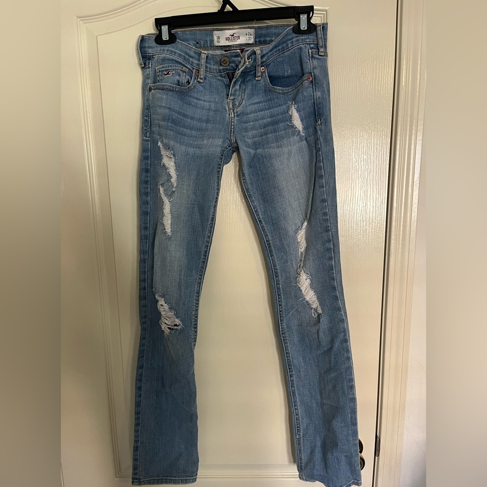 Hollister light blue jeans socal stretch
